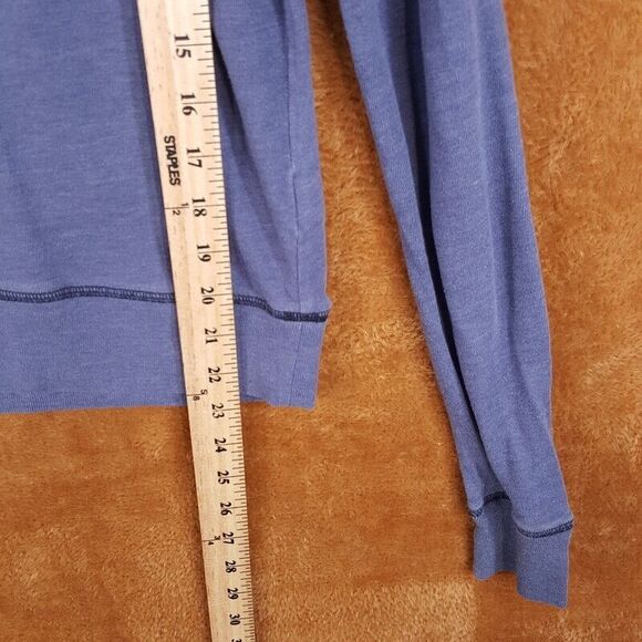 VICTORIA SECRET PINK Womens Top XS Gray Pullover Logo Long Sleeve Tee - Picture 6 of 7